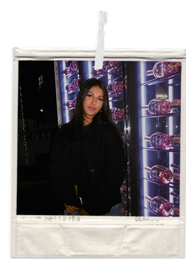 Picture of me in a poloroid frame